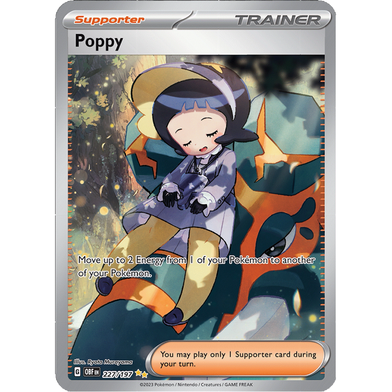 Poppy 227/197 - Obsidian Flames Enkeltkort