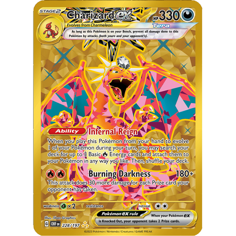 Charizard ex 228/197 - Obsidian Flames Enkeltkort