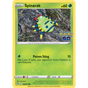 Spinarak 006/078 - Pokemon Go Enkeltkort