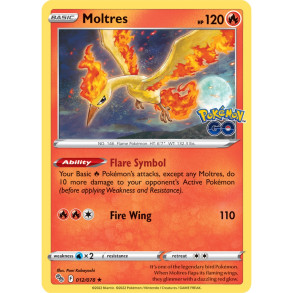 Moltres 012/078 - Pokemon Go Enkeltkort