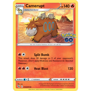 Camerupt 014/078 - Pokemon Go Enkeltkort