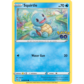 Squirtle 015/078 - Pokemon Go Enkeltkort