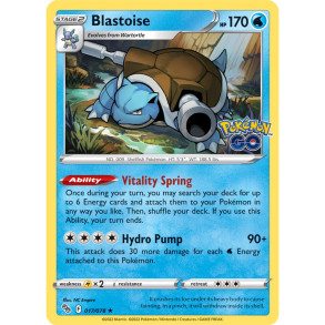Blastoise 017/078 - Pokemon Go Enkeltkort