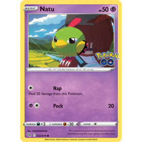 Natu 032/078 - Pokemon Go Enkeltkort