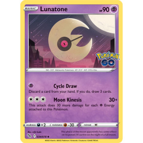 Lunatone 034/078 - Pokemon Go Enkeltkort