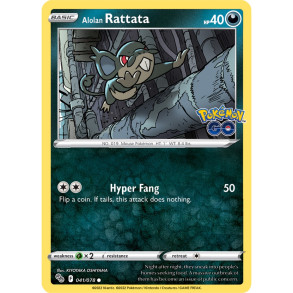 Alolan Rattata 041/078 - Pokemon Go Enkeltkort