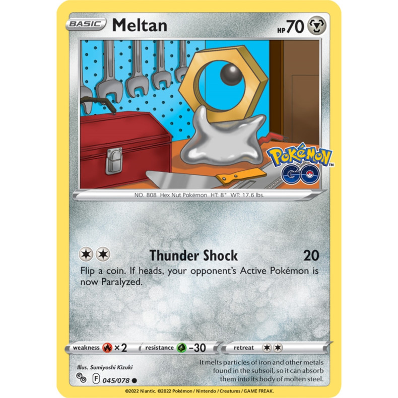 Meltan 045/078 - Pokemon Go Enkeltkort