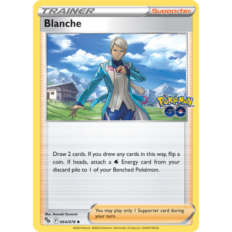 Blanche 064/078 - Pokemon Go Enkeltkort