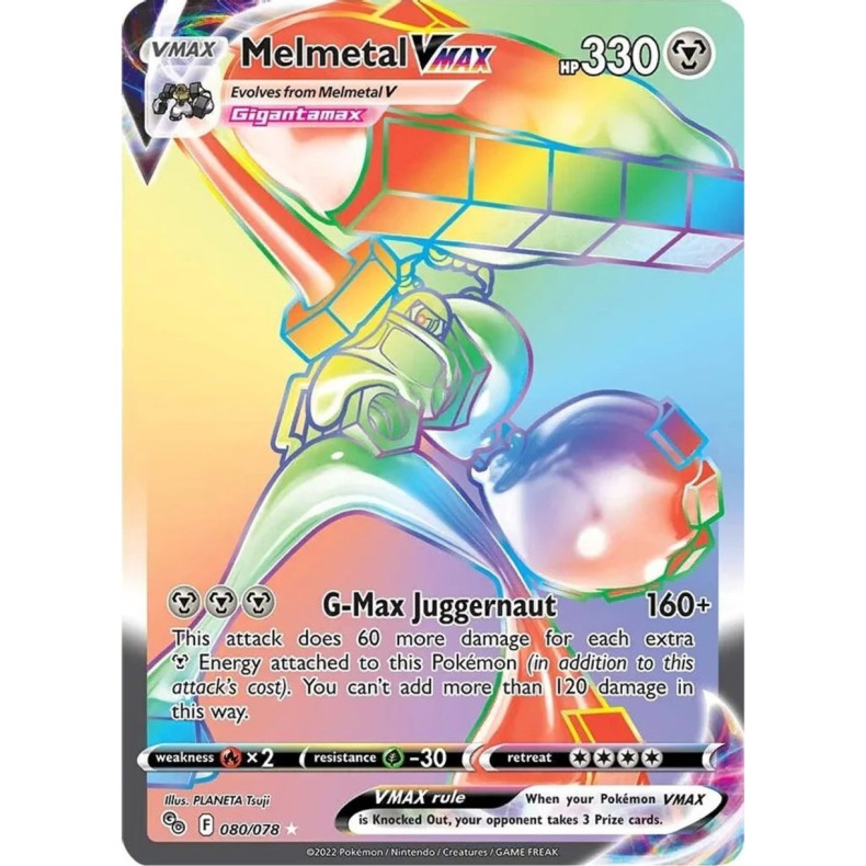 Melmetal VMAX 080/078 - Pokemon Go Enkeltkort