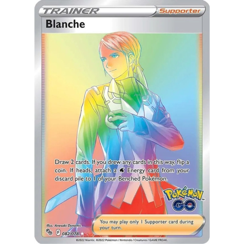 Blanche 082/078 - Pokemon Go Enkeltkort