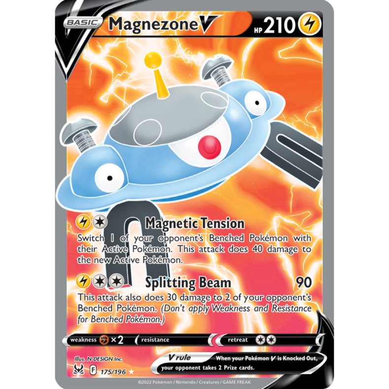 Magnezone V 175/196 - Lost Origin Enkeltkort