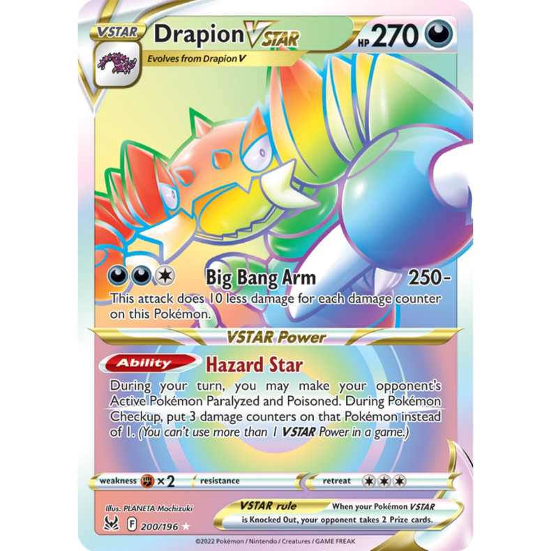 Drapion VSTAR 200/196 - Lost Origin Enkeltkort