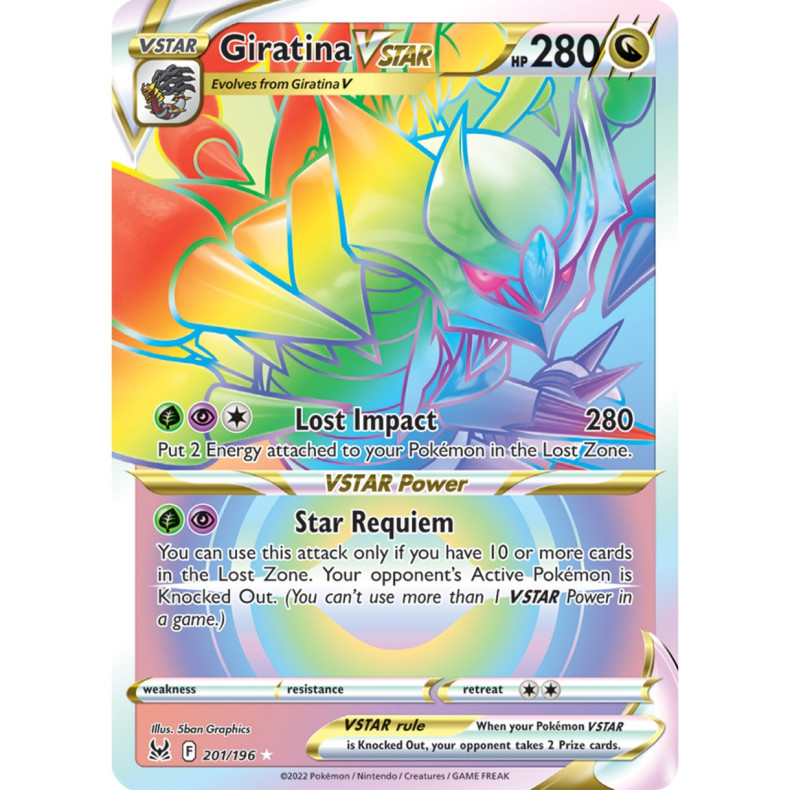 Giratina VSTAR 201/196 - Lost Origin Enkeltkort