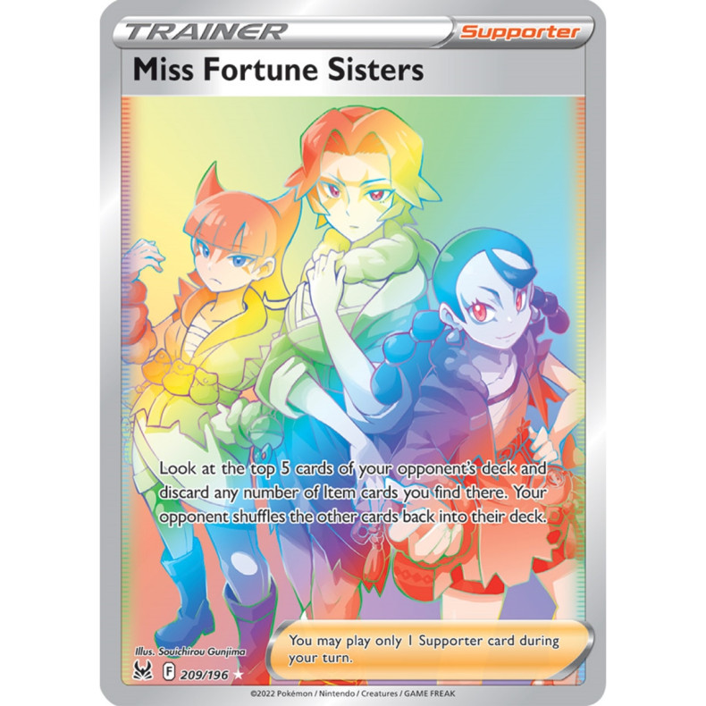 Miss Fortune Sisters 209/196 - Lost Origin Enkeltkort