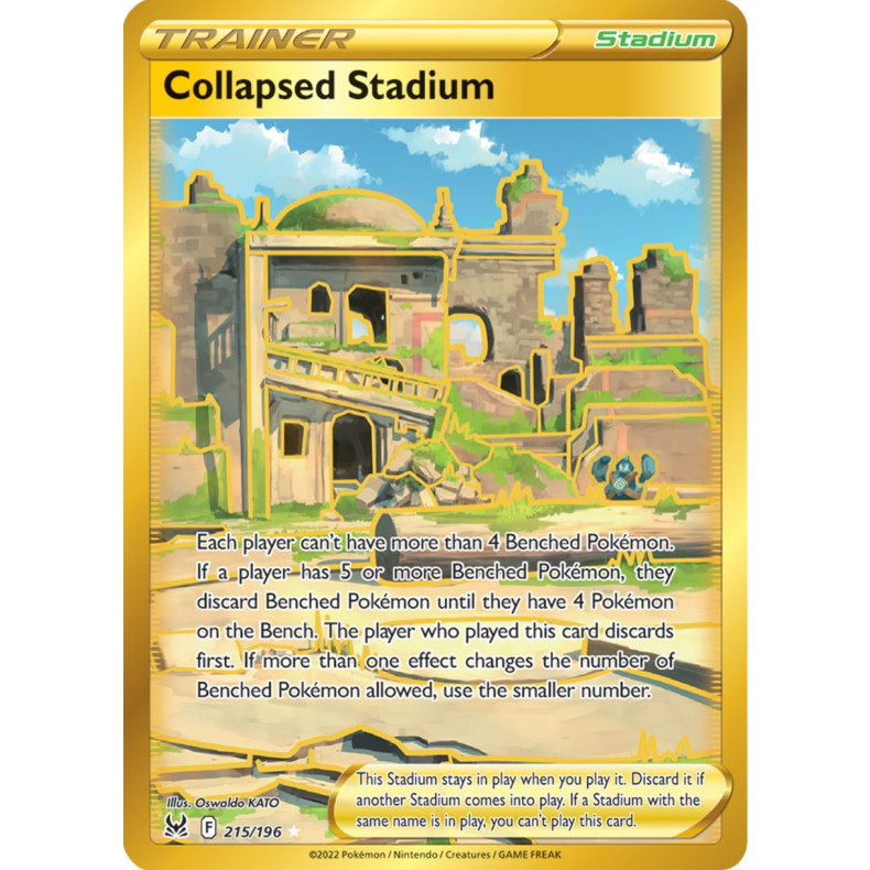 Collapsed Stadium 215/196 - Lost Origin Enkeltkort