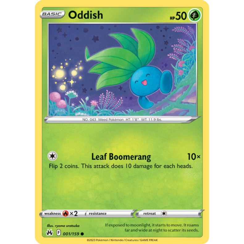 Oddish 001/159 - Crown Zenith Enkeltkort