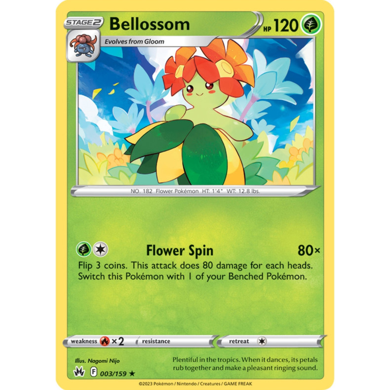 Bellossom 003/159 - Crown Zenith Enkeltkort
