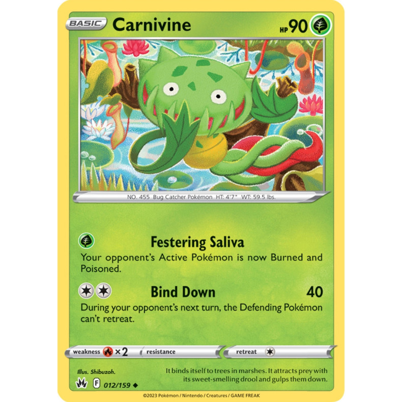 Carnivine 012/159 - Crown Zenith Enkeltkort