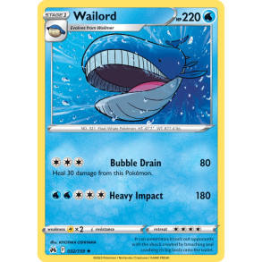 Wailord 032/159 - Crown Zenith Enkeltkort