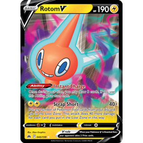 Rotom V 045/159 - Crown Zenith Enkeltkort