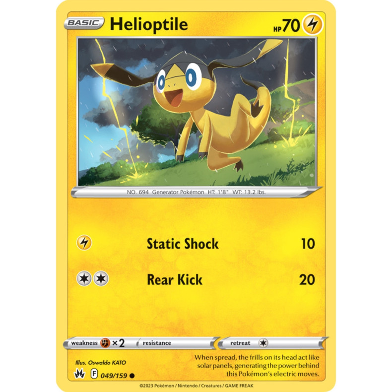 Helioptile 049/159 - Crown Zenith Enkeltkort