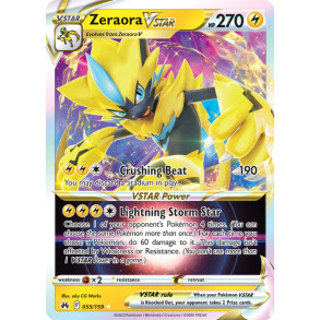 Zeraora VSTAR 055/159 - Crown Zenith Enkeltkort