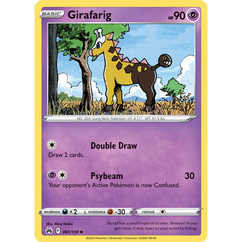 Girafarig 061/159 - Crown Zenith Enkeltkort