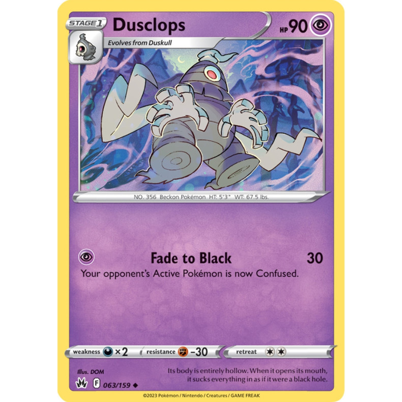 Dusclops 063/159 - Crown Zenith Enkeltkort