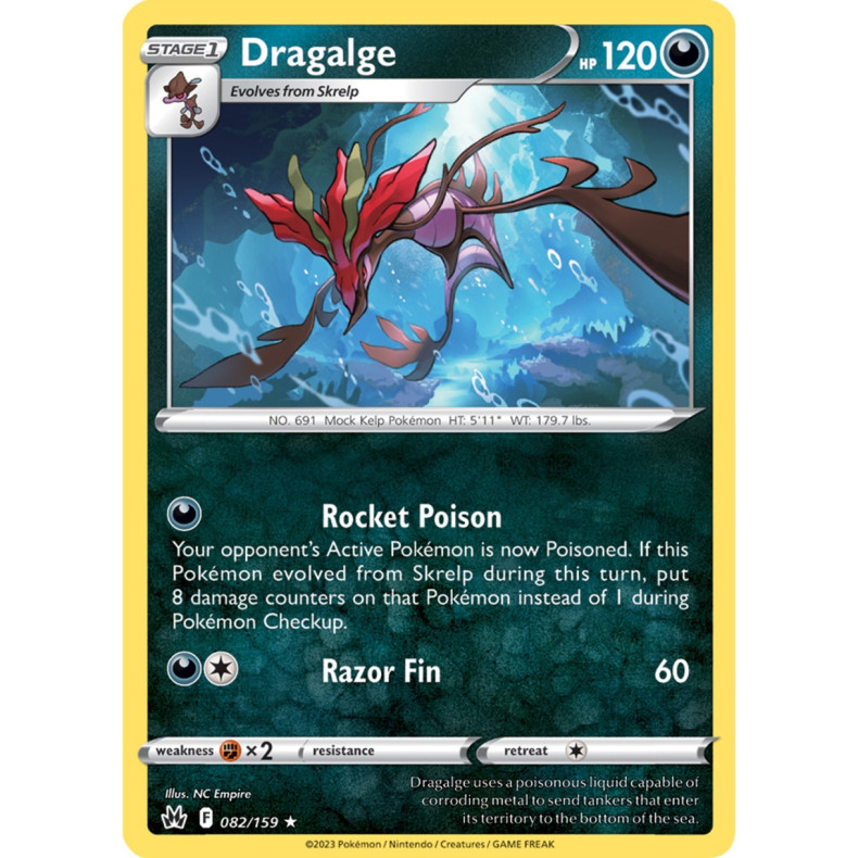 Dragalge 082/159 - Crown Zenith Enkeltkort