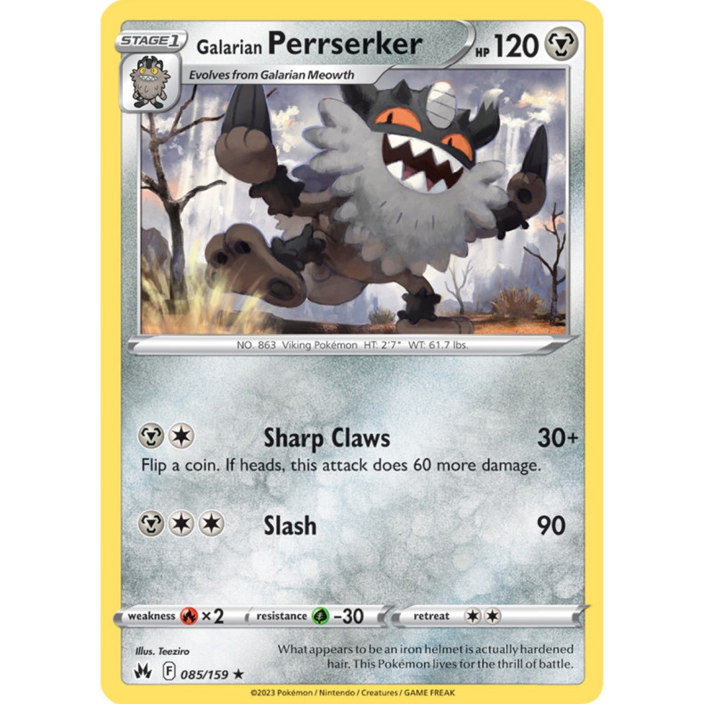 Galarian Perrserker 085/159 - Crown Zenith Enkeltkort