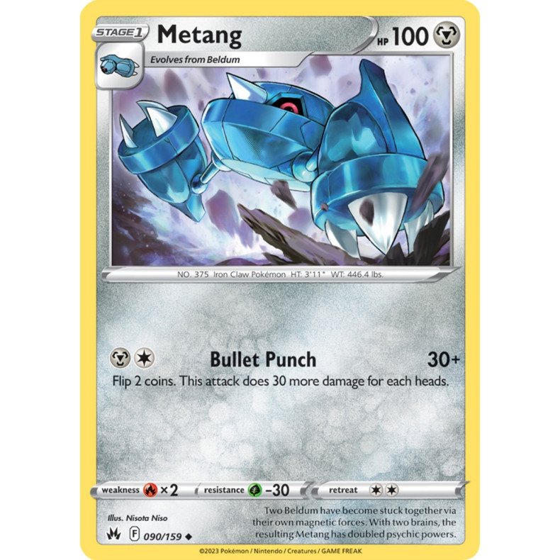 Metang 090/159 - Crown Zenith Enkeltkort