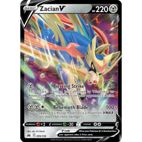 Zacian V 095/159 - Crown Zenith Enkeltkort