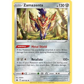Zamazenta 097/159 - Crown Zenith Enkeltkort