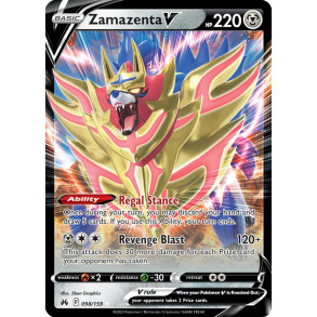 Zamazenta V 098/159 - Crown Zenith Enkeltkort
