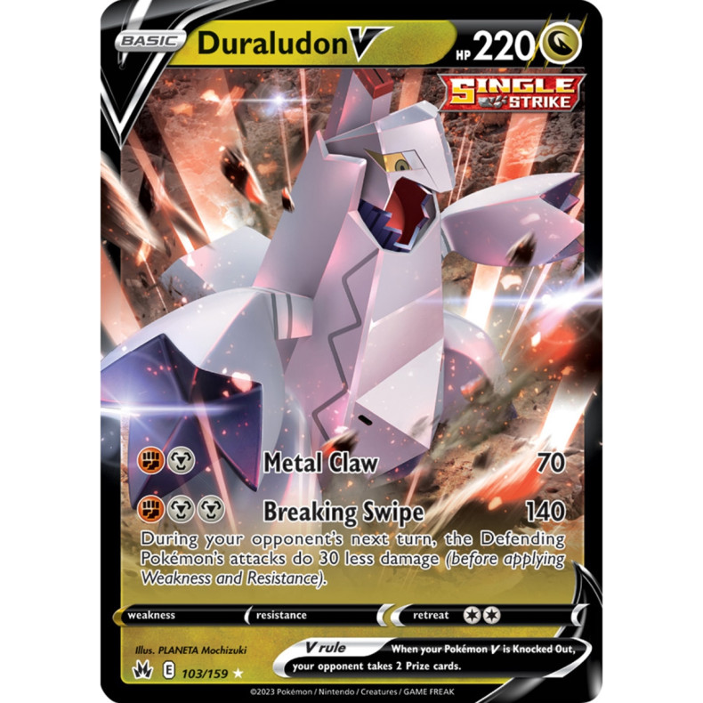 Duraludon V 103/159 - Crown Zenith Enkeltkort