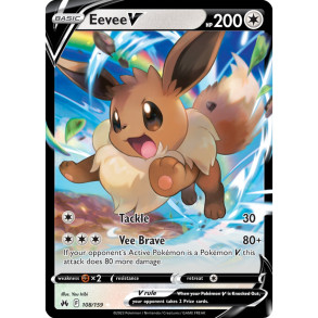 Eevee V 108/159 - Crown Zenith Enkeltkort