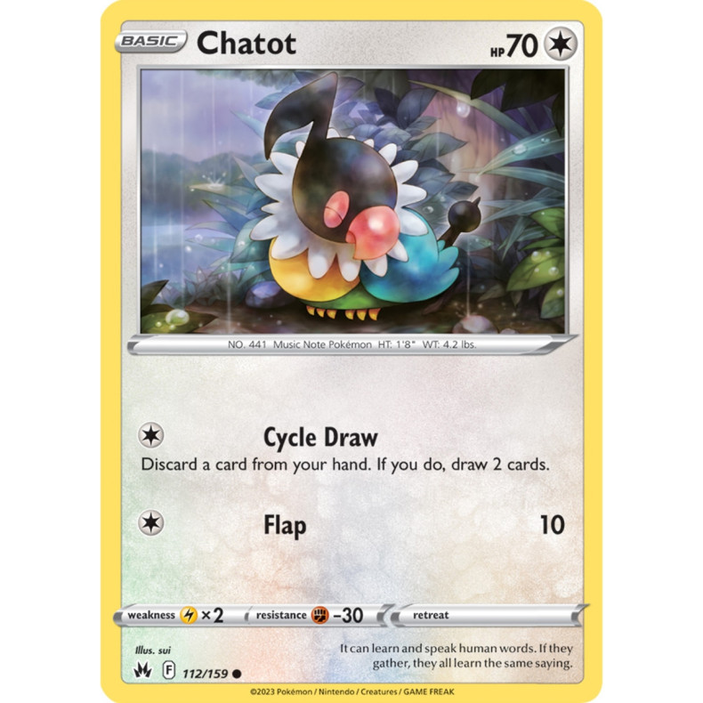 Chatot 112/159 - Crown Zenith Enkeltkort