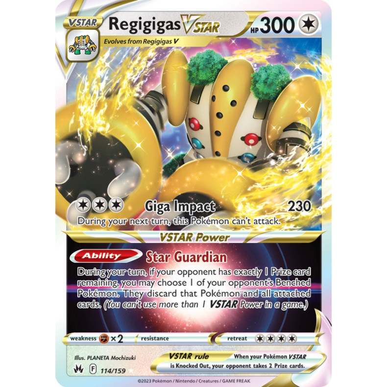 Regigigas VSTAR 114/159 - Crown Zenith Enkeltkort