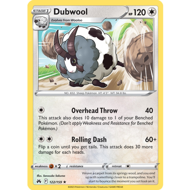 Dubwool 122/159 - Crown Zenith Enkeltkort