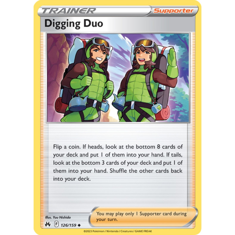 Digging Duo 126/159 - Crown Zenith Enkeltkort