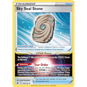 Sky Seal Stone 143/159 - Crown Zenith Enkeltkort