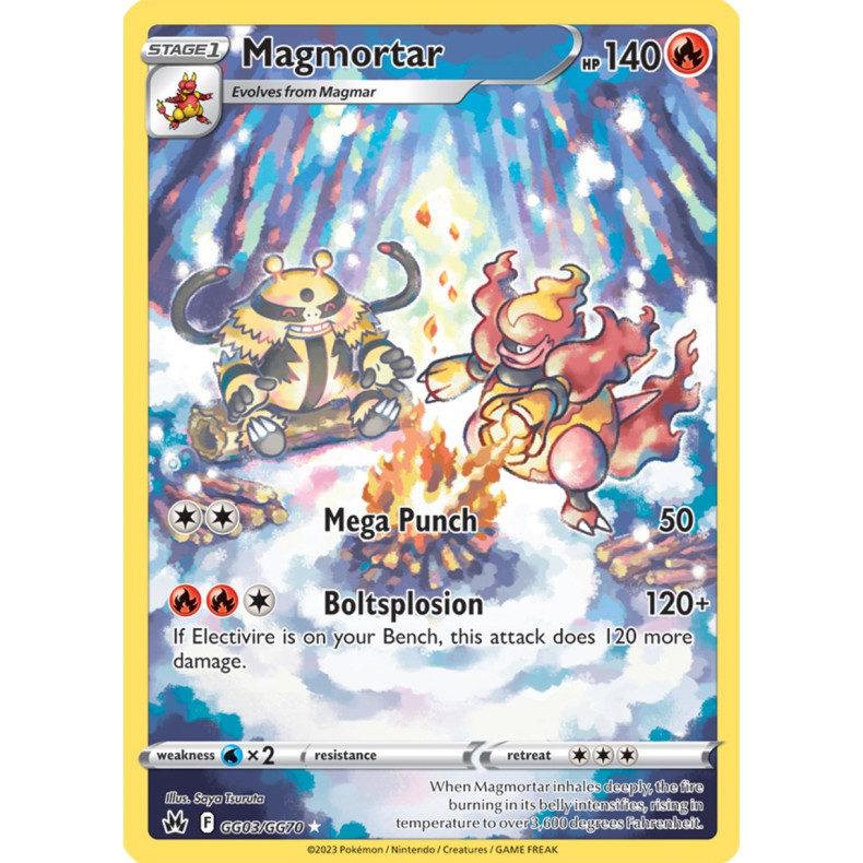 Magmortar GG03/GG70 - Crown Zenith Galarian Gallery Enkeltkort