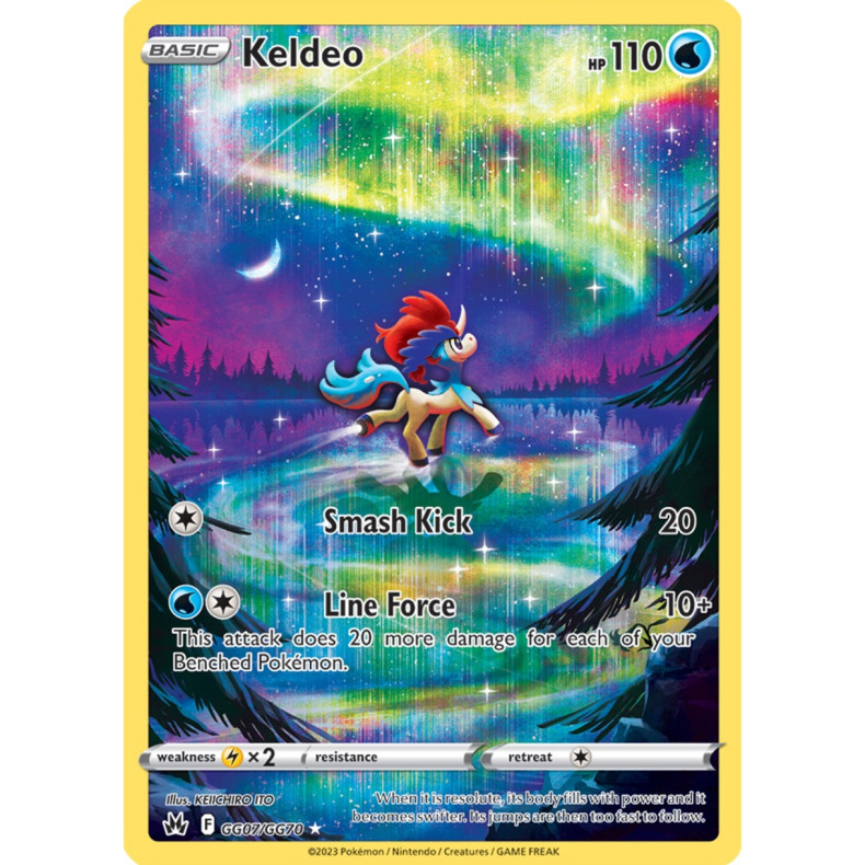 Keldeo GG07/GG70 - Crown Zenith Galarian Gallery Enkeltkort