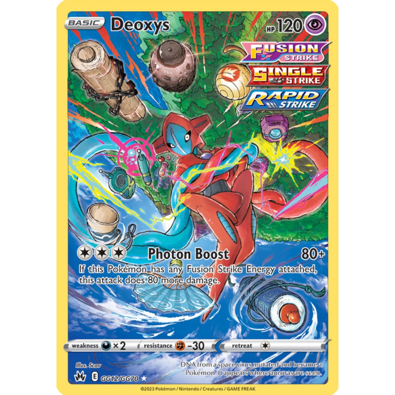 Deoxys GG12/GG70 - Crown Zenith Galarian Gallery Enkeltkort