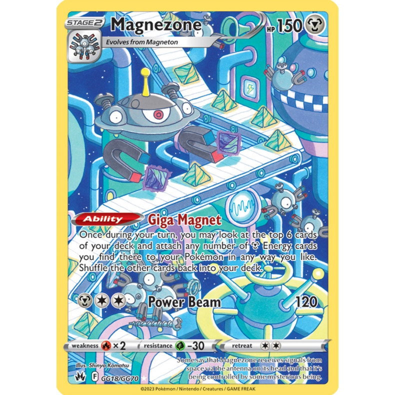 Magnezone GG18/GG70 - Crown Zenith Galarian Gallery Enkeltkort