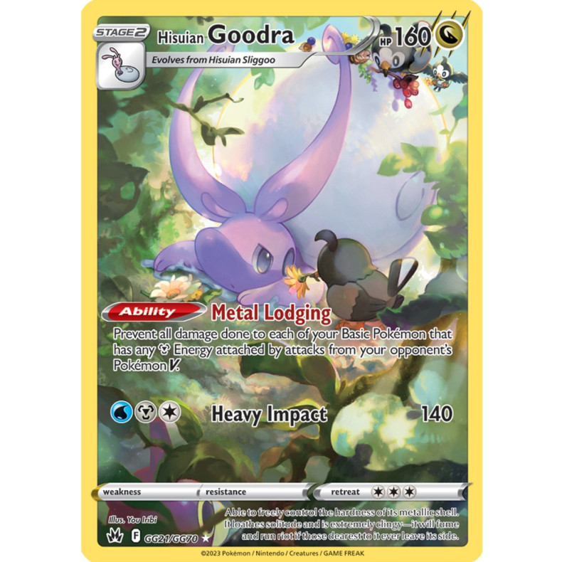 Hisuian Goodra GG21/GG70 - Crown Zenith Galarian Gallery Enkeltkort