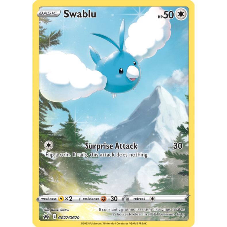 Swablu GG27/GG70 - Crown Zenith Galarian Gallery Enkeltkort