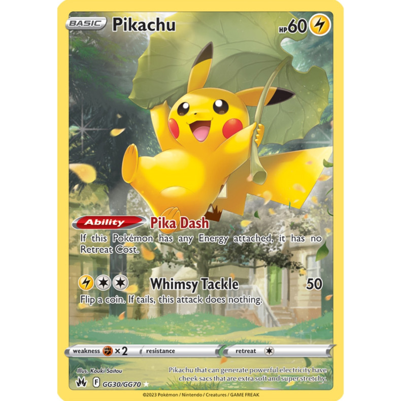 Pikachu GG30/GG70 - Crown Zenith Galarian Gallery Enkeltkort