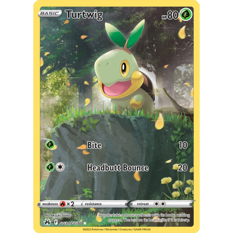 Turtwig GG31/GG70 - Crown Zenith Galarian Gallery Enkeltkort