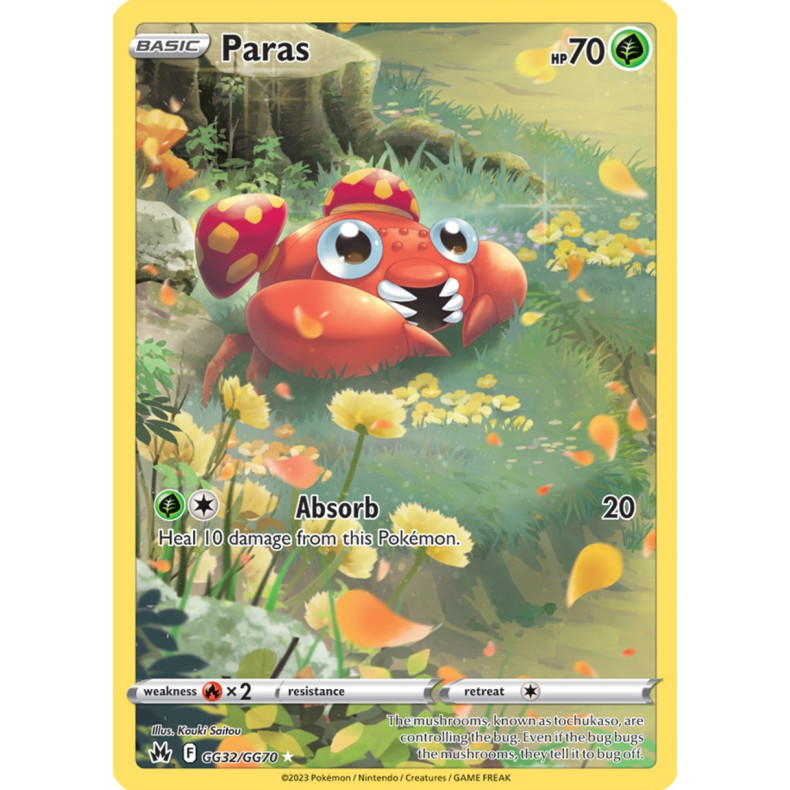 Paras GG32/GG70 - Crown Zenith Galarian Gallery Enkeltkort